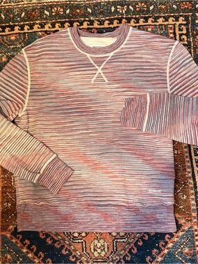 Missoni Men's Space-Dyed Cotton Crewneck Sweatshirt